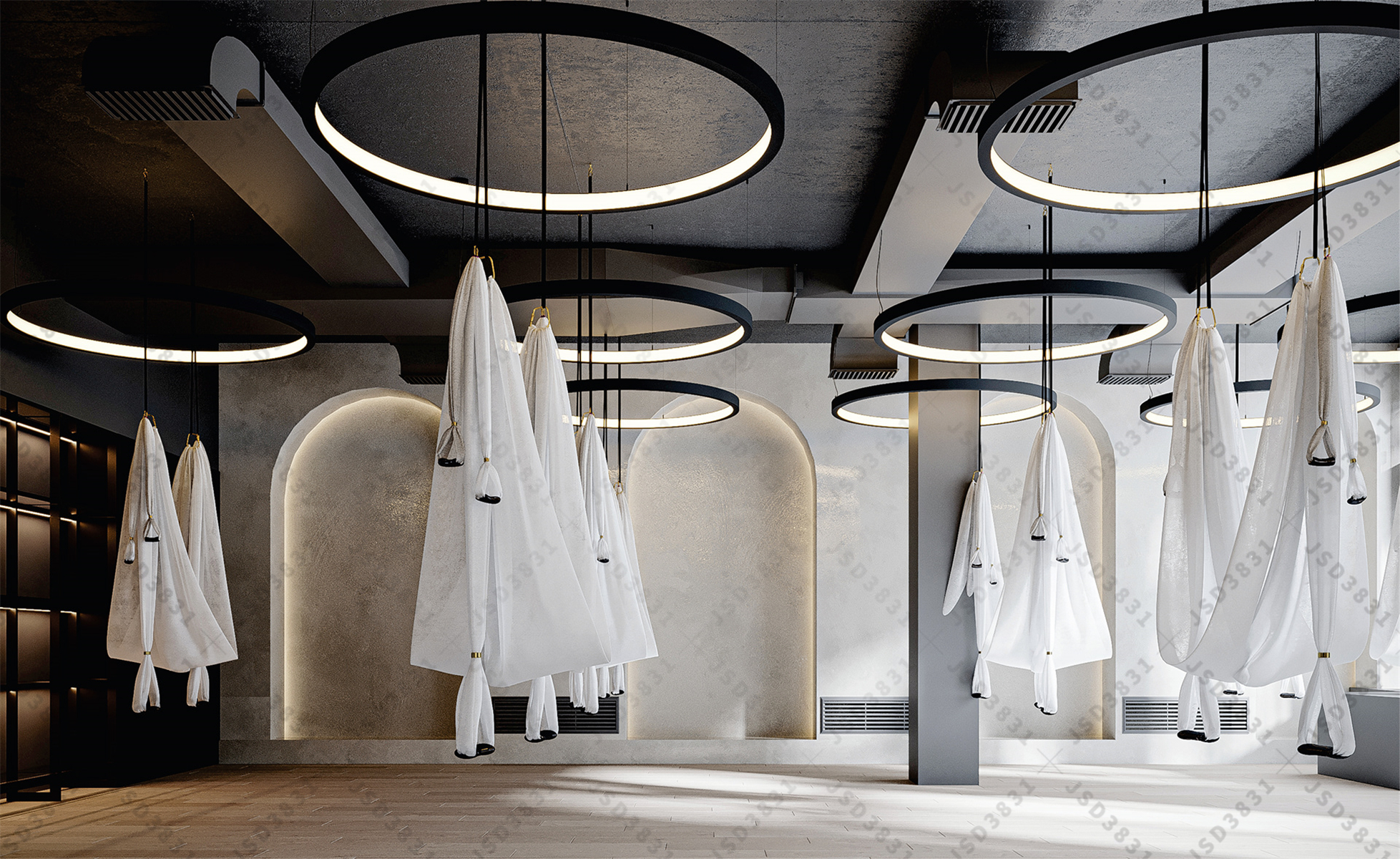 健身房会所设计,健身房空间,健身房品牌设计-3