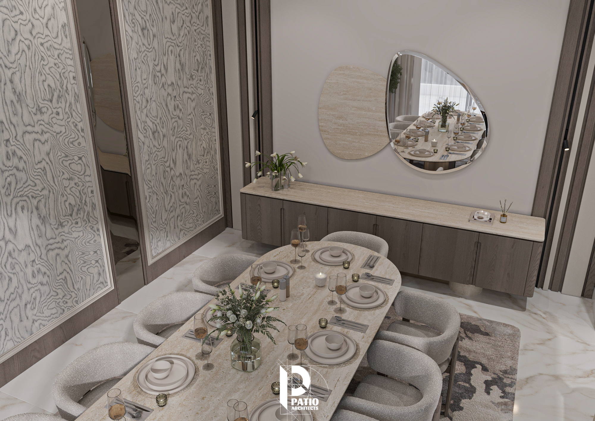 现代开放式空间别墅丨Patio Architects L.L.C.-12