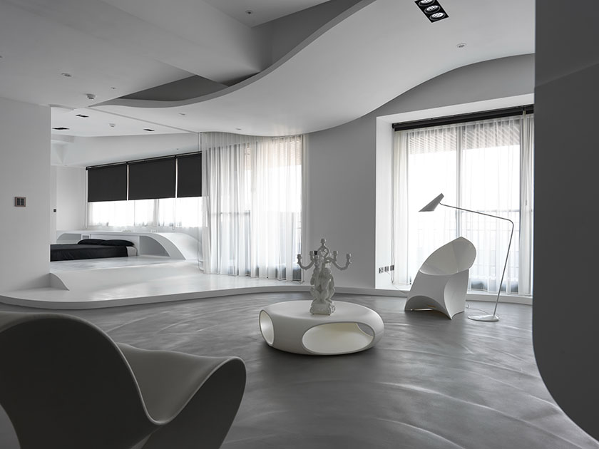 白色系住宅的摆渡美学-3