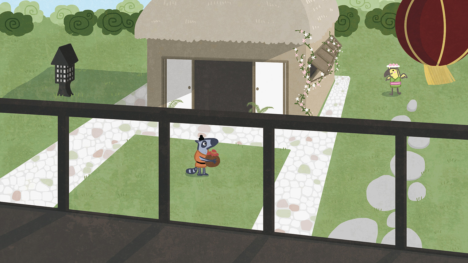 茶社空间设计 | 两点透视与马克笔的完美结合-11