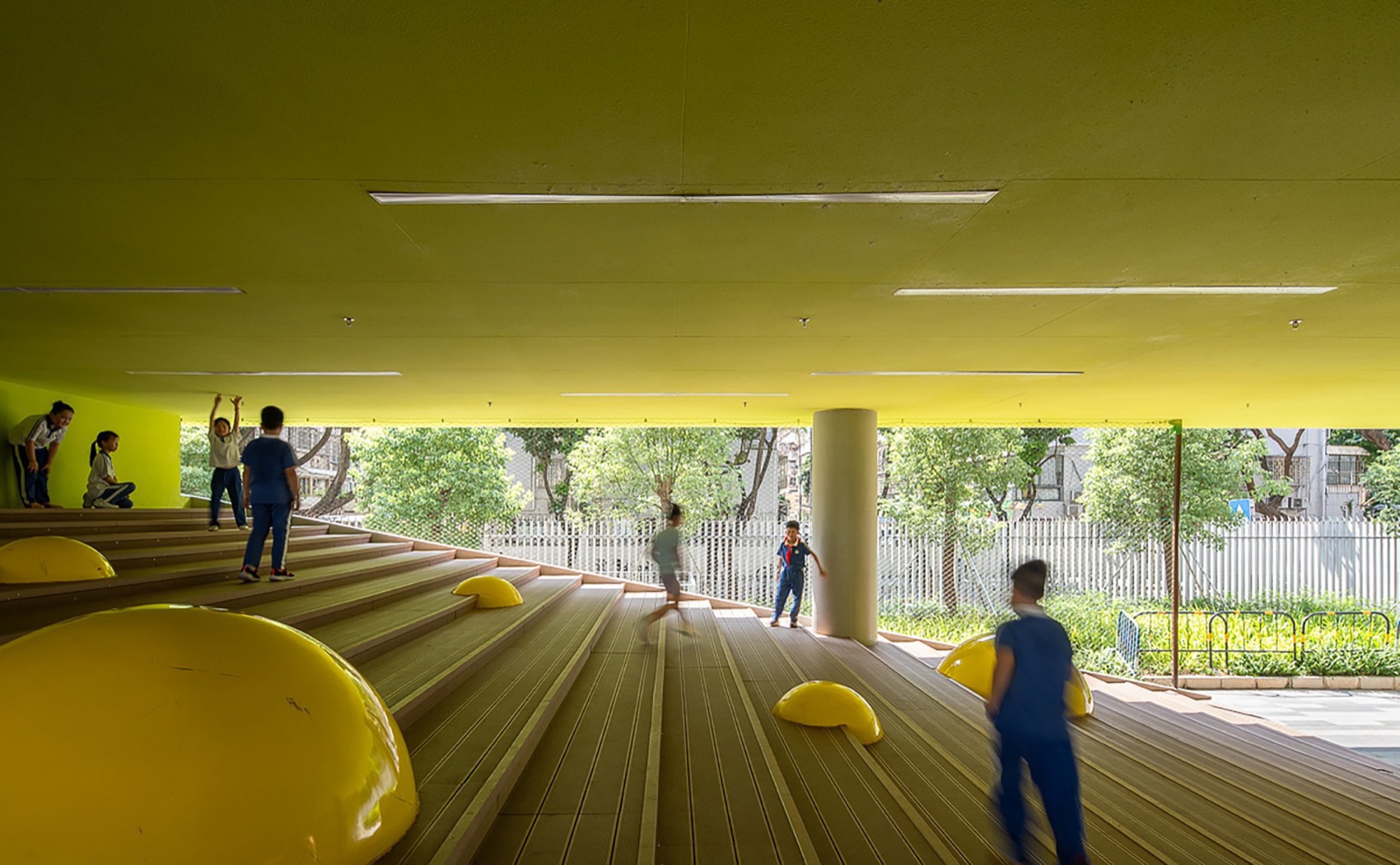 深圳福田绿洲小学丨中国深圳丨悉地国际东西影工作室-33