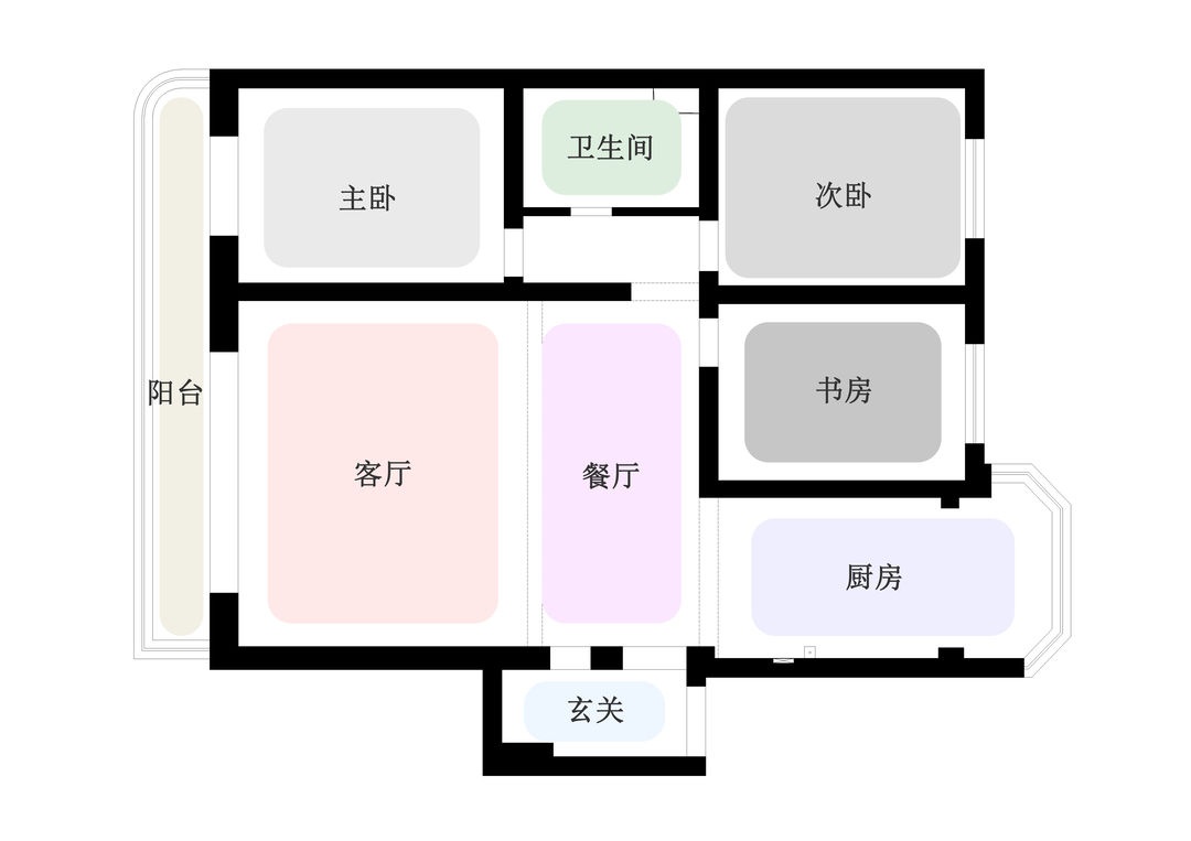 简约三居室设计-43