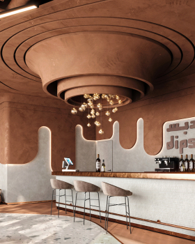 dips café 主分支店重新设计丨阿联酋迪拜丨arch. Ammar Nasser