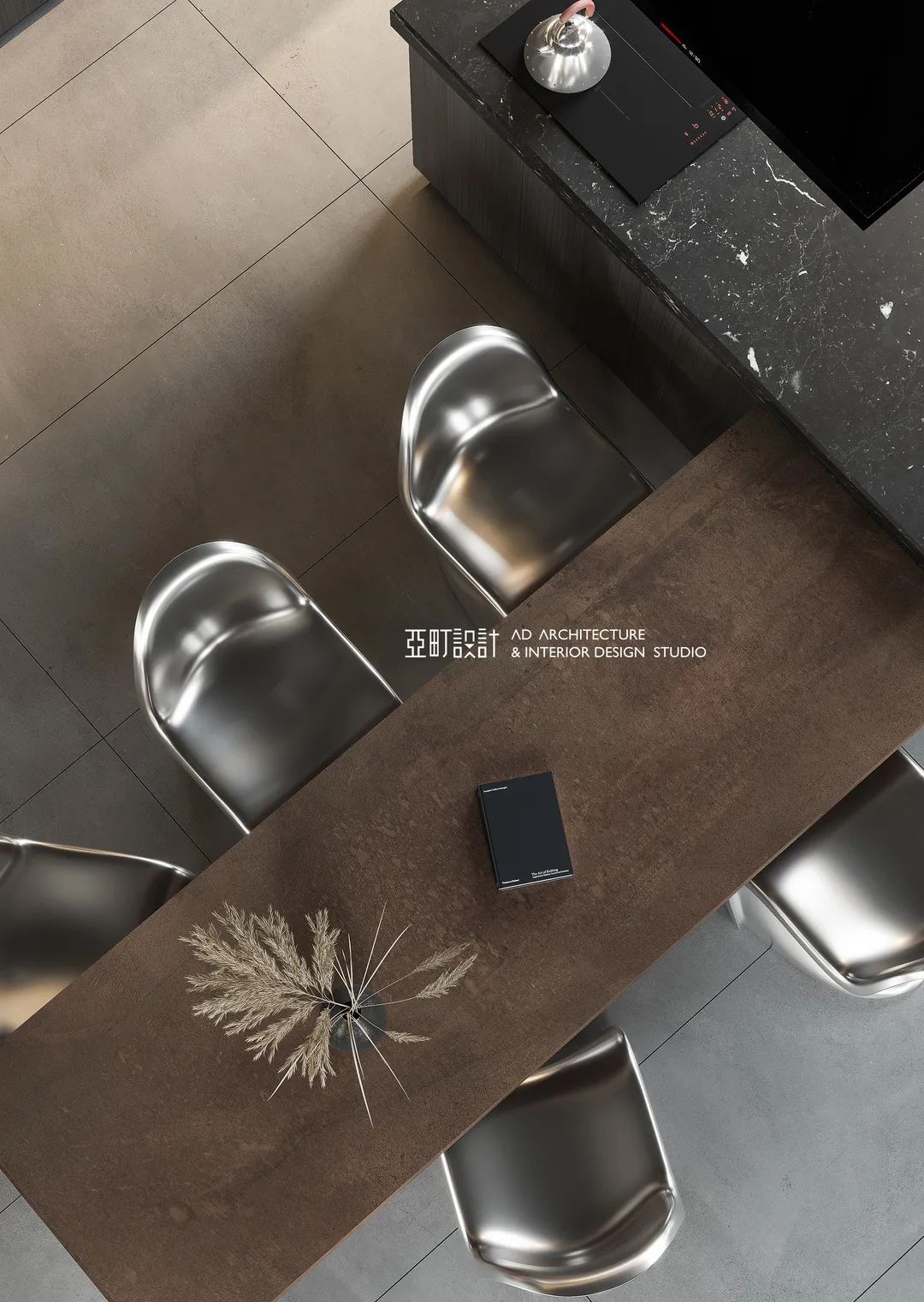 黑白灰的魅影之家 · 爵世名邸的现代艺术设计丨亚町设计-33