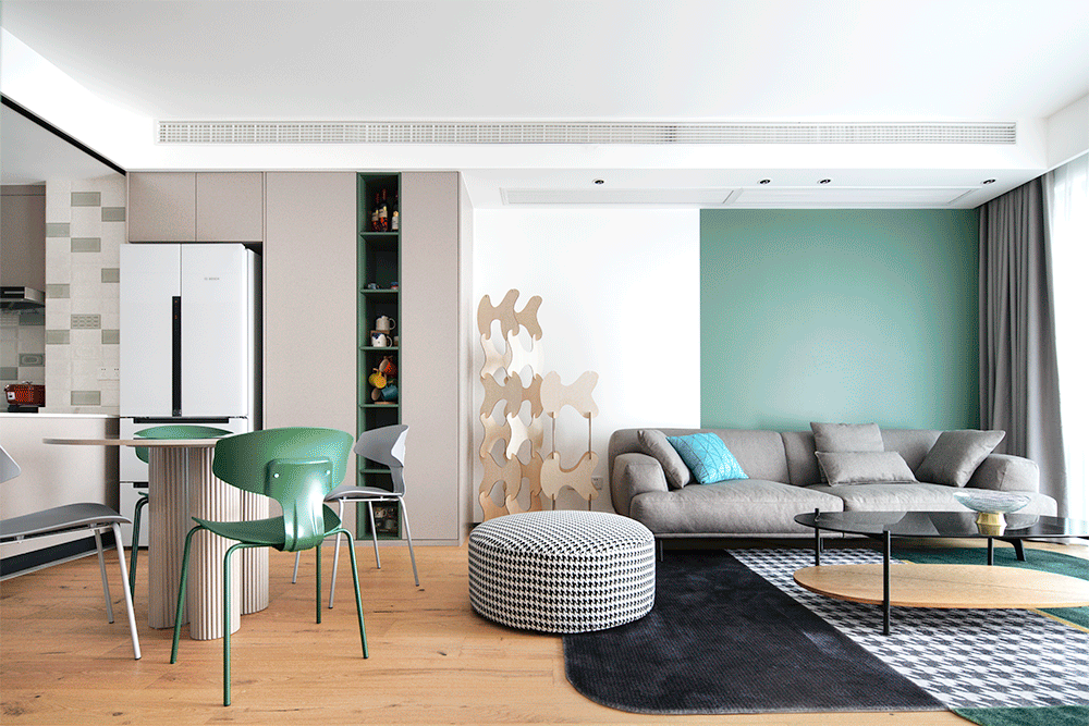 北欧小生活 · 绿色精致空间设计丨倾城国际设计-5