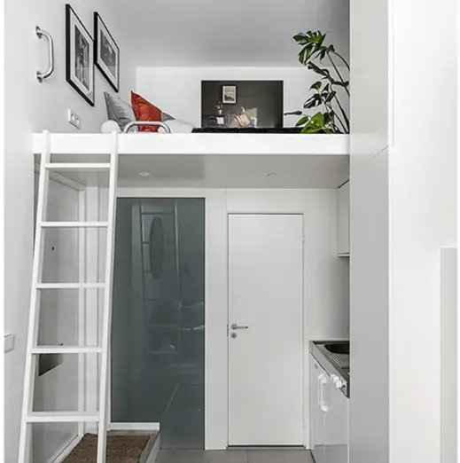 小空间大利用 | 工作室公寓的完美设计-1