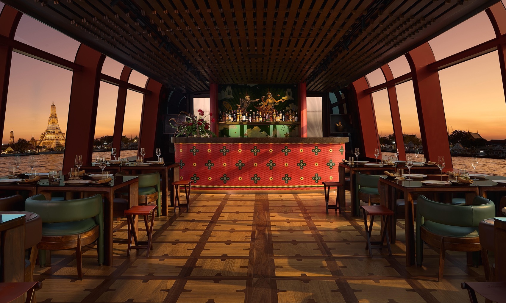 Apsara Cruise餐饮巡游船改造丨泰国曼谷丨Studio Locomotive-7