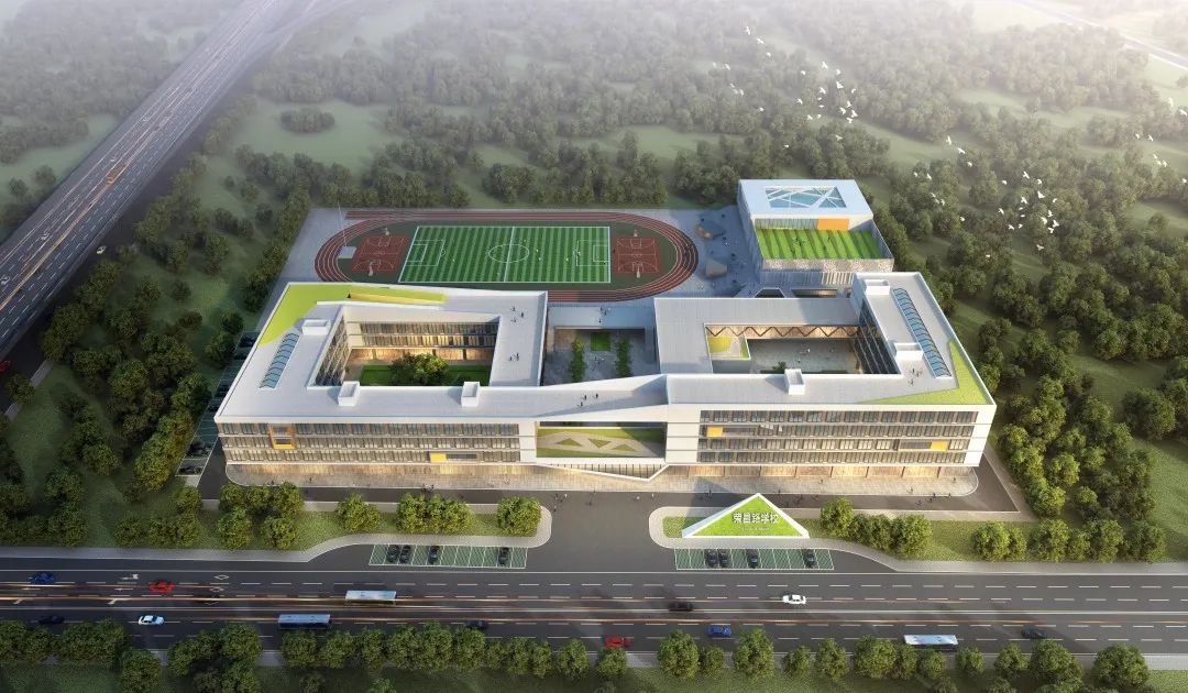 哈尔滨荣昌路学校 | 绿色和谐美丽自然的生态化可持续校园-15