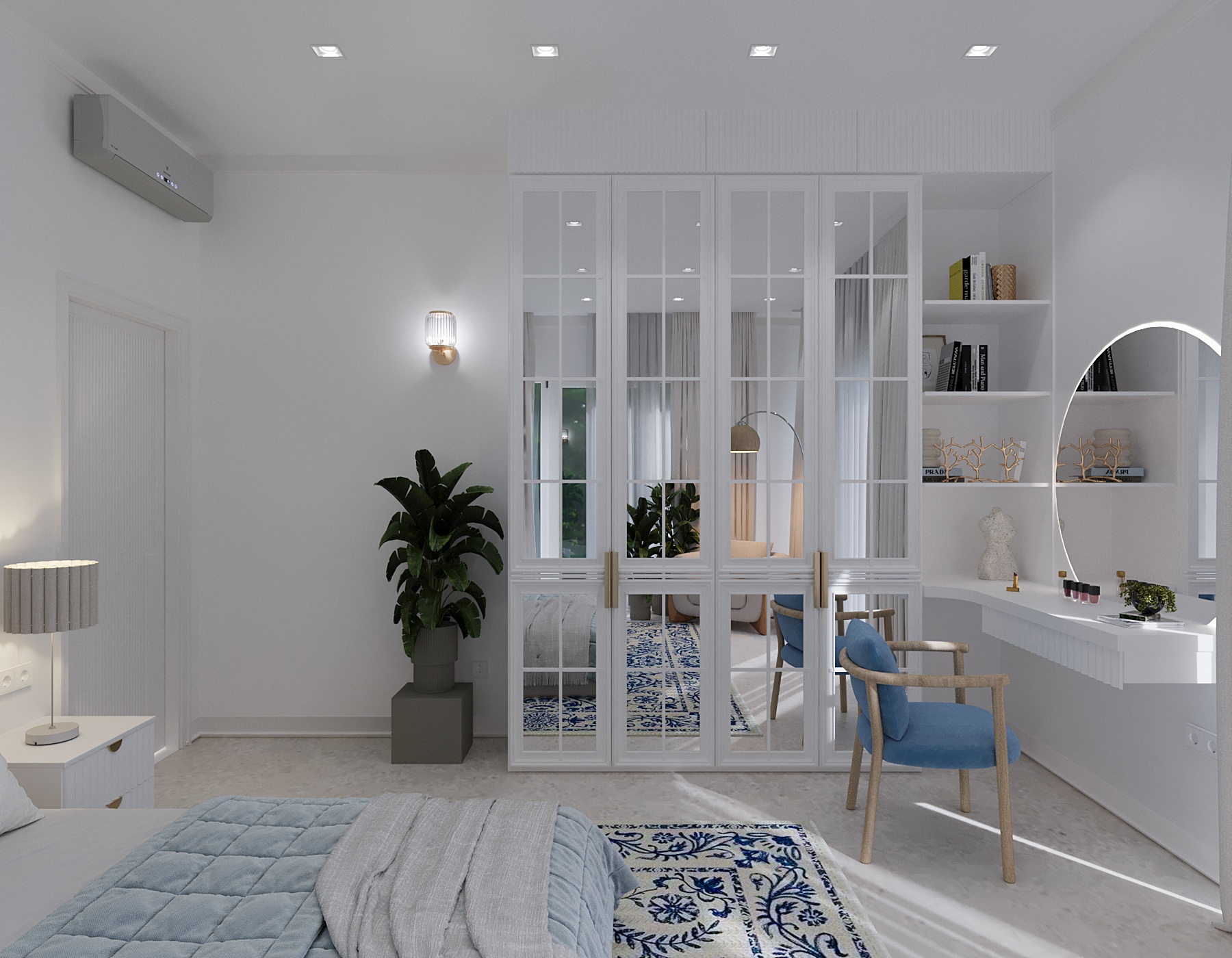 Boho-Scandinavian Two-Story Family House-17