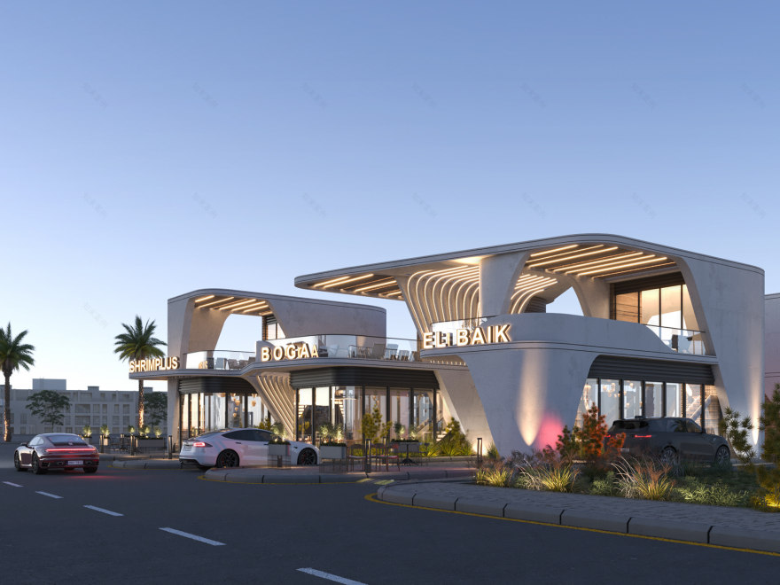 2025·极速快餐得来速餐厅(注:得来速是Drive Thru常见固定翻译,代表一种汽车餐厅服务模式;Turbo Bites直译为极速快餐,结合语境理解应为餐厅名称或类型) 丨沙特阿拉伯利雅得丨SHI studio-6