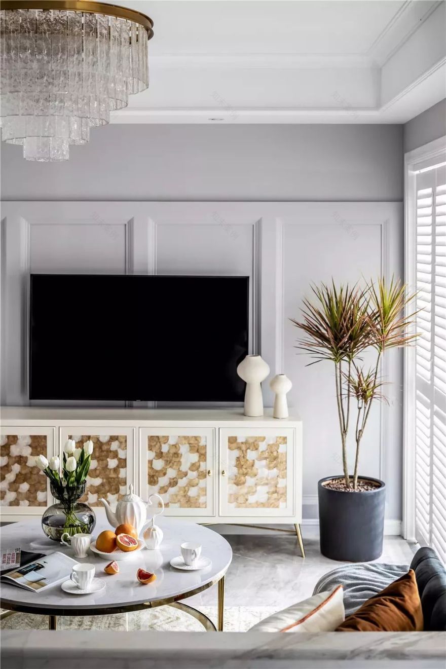 110㎡现代轻奢家居设计-11