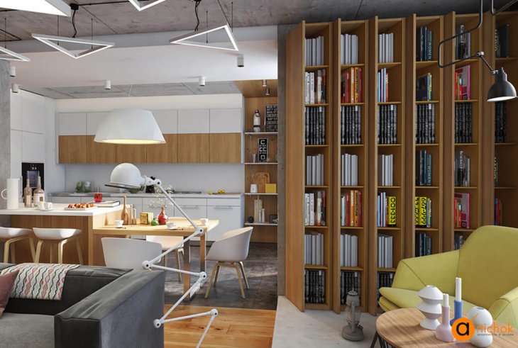 Бетон, контейнер, желтый, лофт - Art-i-chok-13