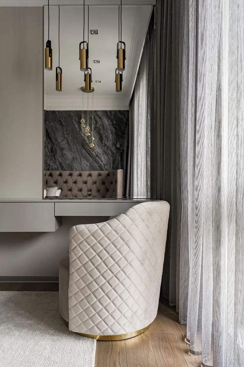 川谷堂 104㎡现代简约二人居丨Yulia Fambulova-31