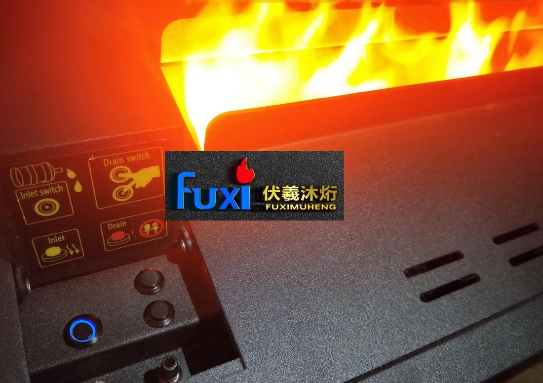 华润置地售楼部 LED 光源 3D 伏羲雾化壁炉设计-8