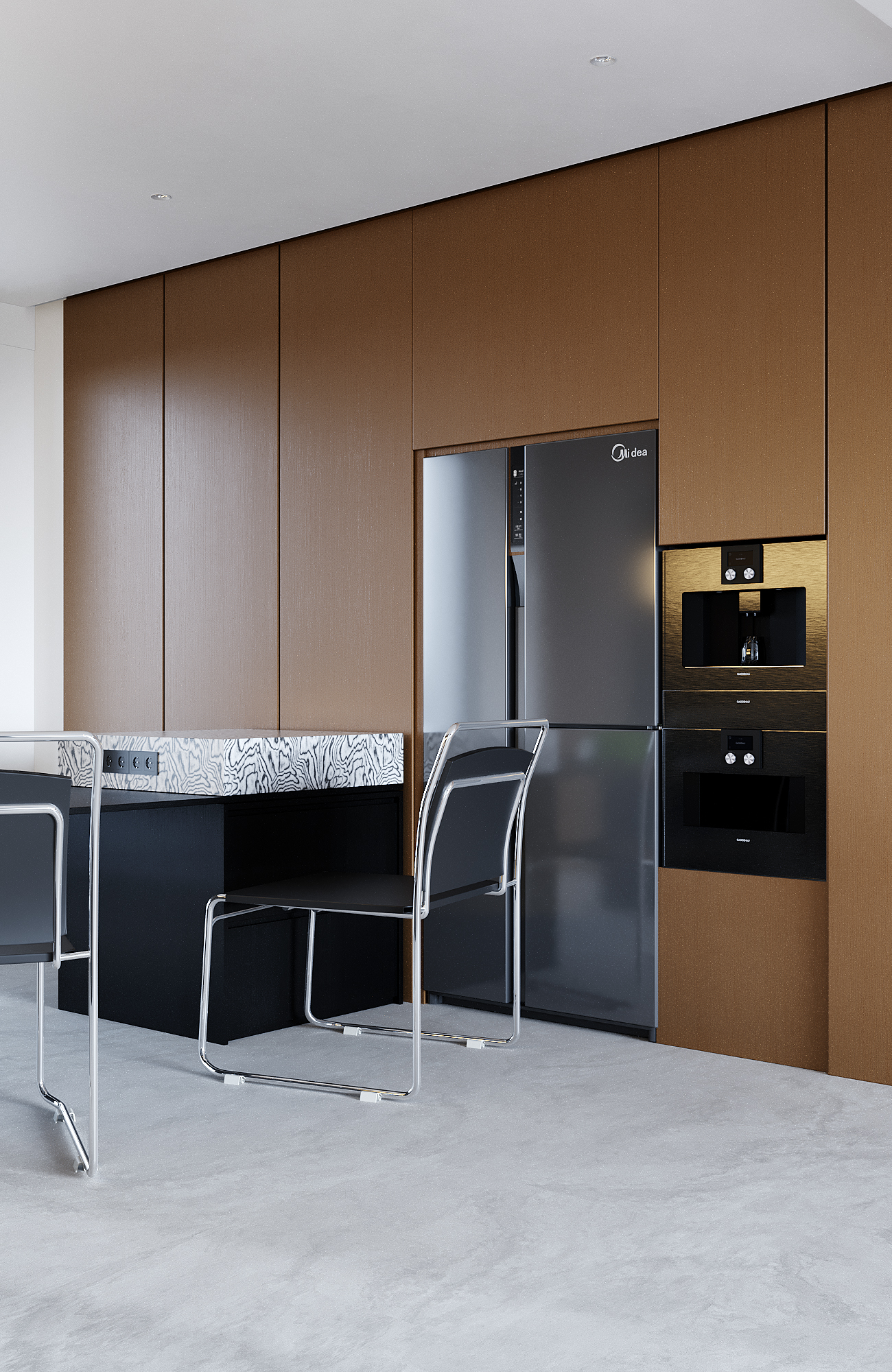 高级感客厅 · 黑白灰的极致浪漫-10