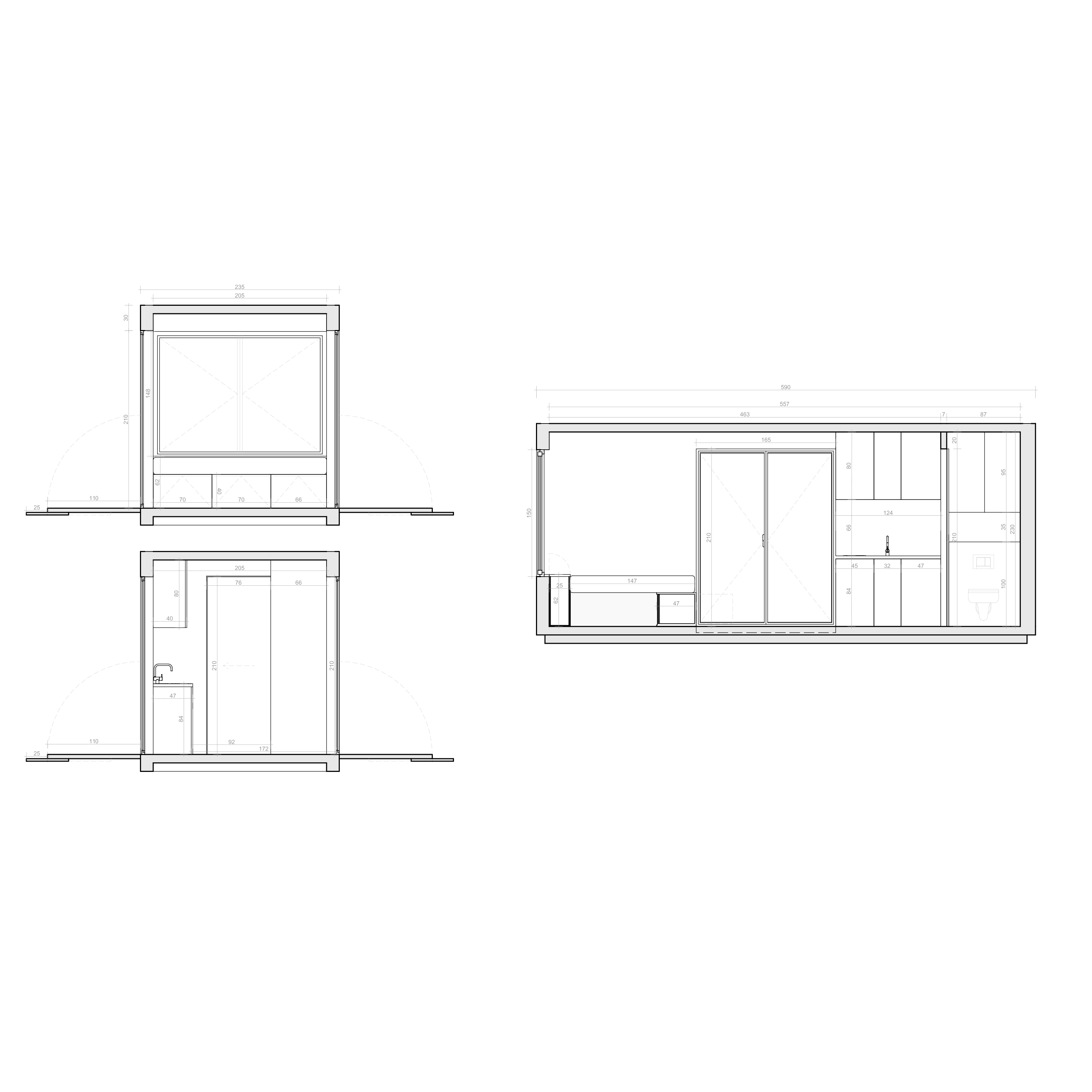 Container Cabin - Interior design-6