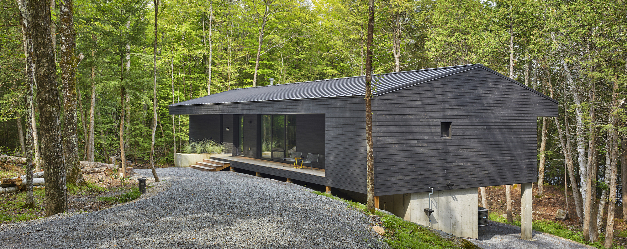 肯纳贝克湖边小屋丨加拿大丨Zerafa Studio-30