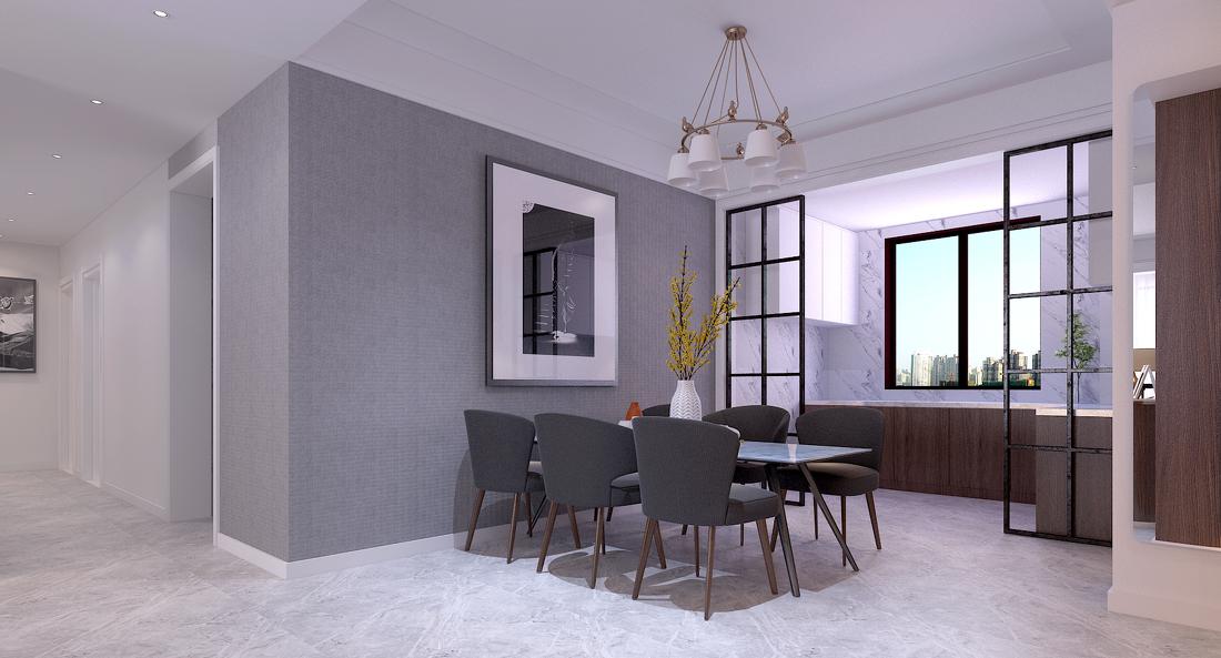 
现代简约风格三口之家 -3