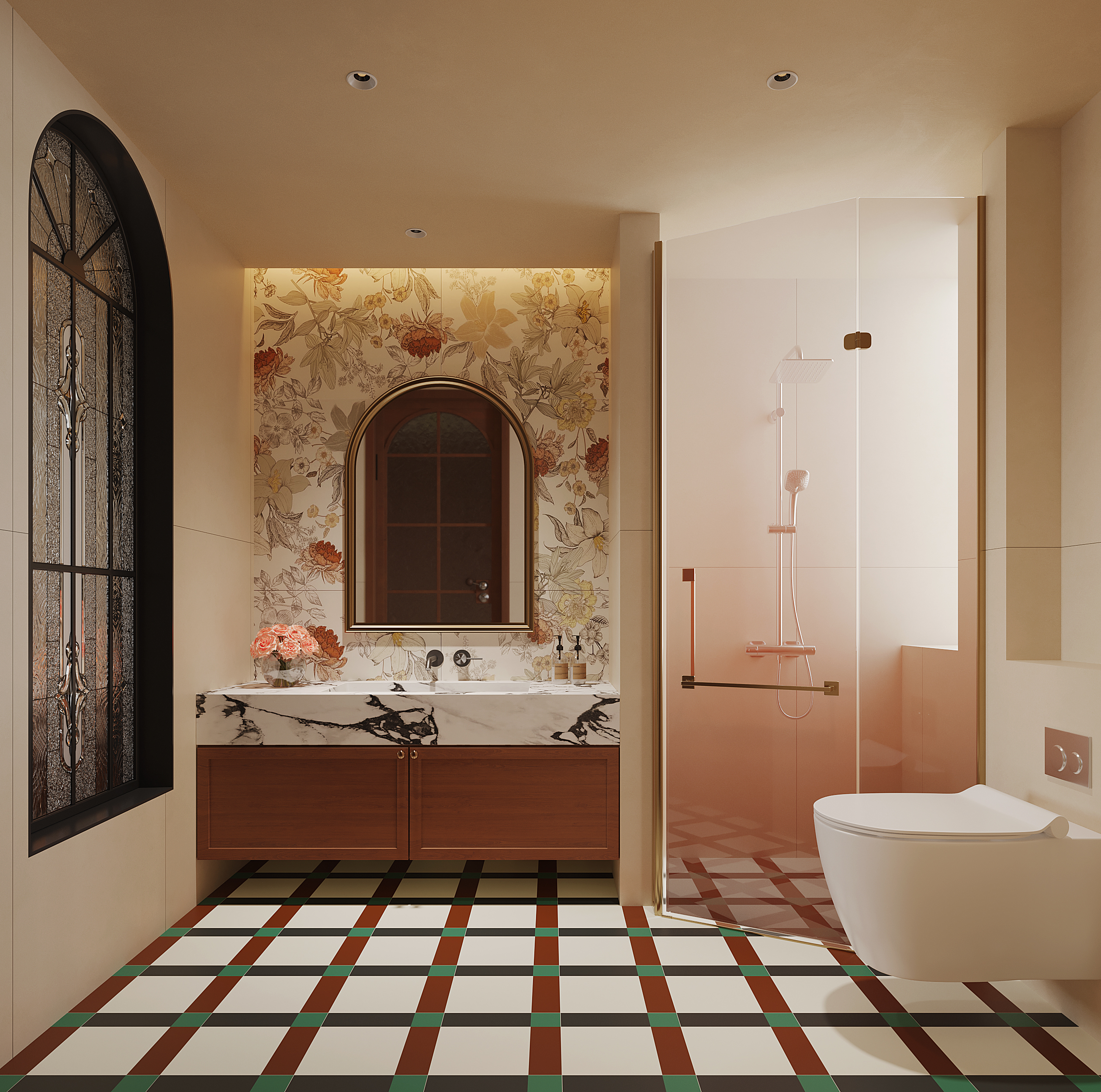 一个中古包豪斯多巴胺颜色的家 -2