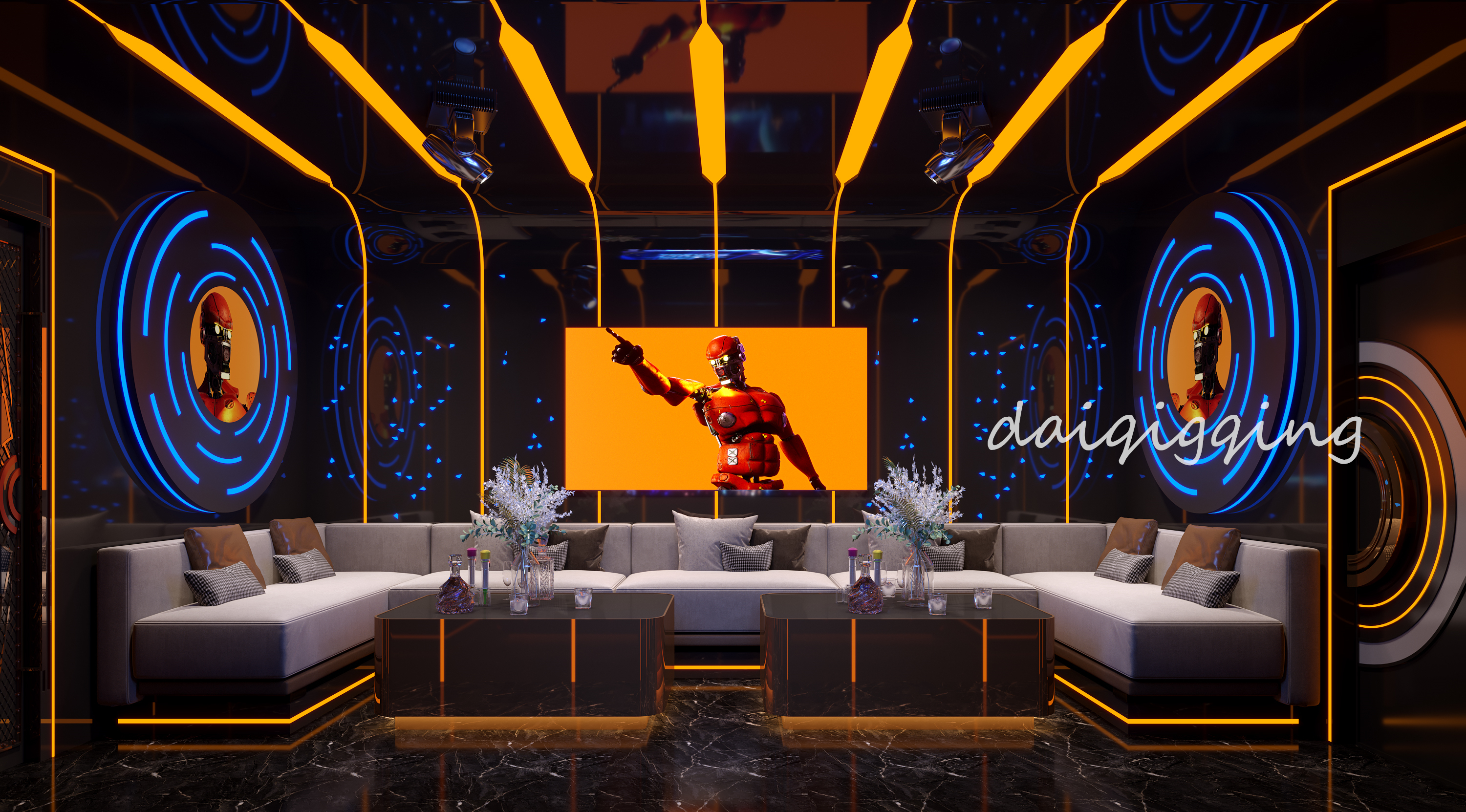 大型工装 KTV丨星夜传图-20