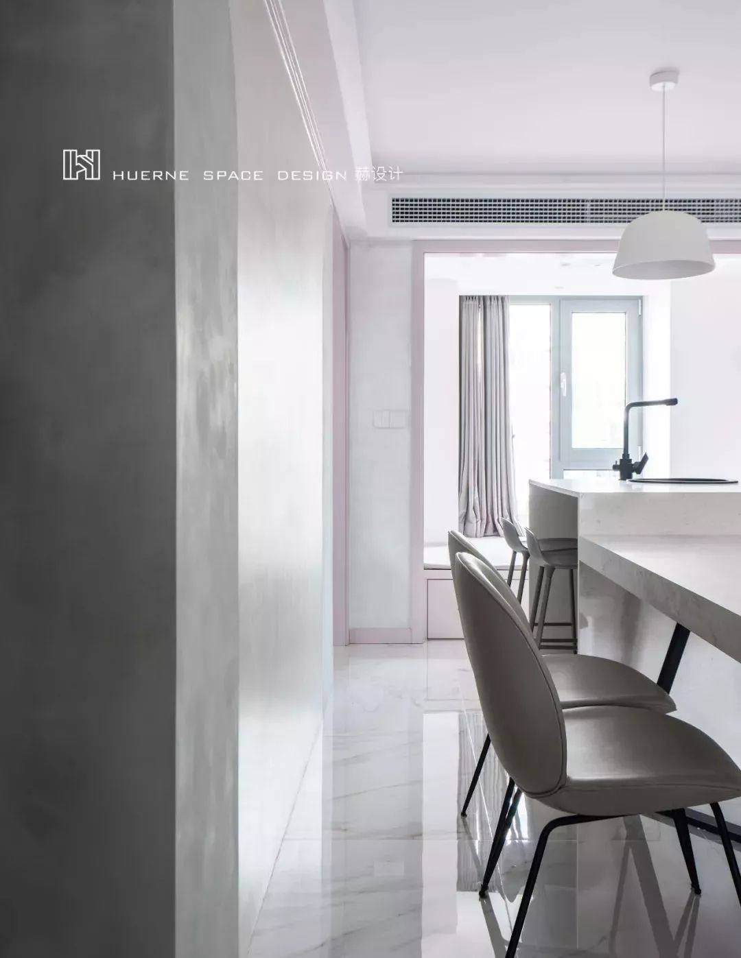 上海 140㎡弧形元素糖果配色家,乐活设计之典范-93