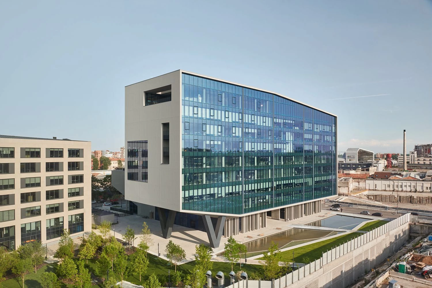 米兰 Symbiosis 商业区 D 座办公楼丨意大利米兰-12