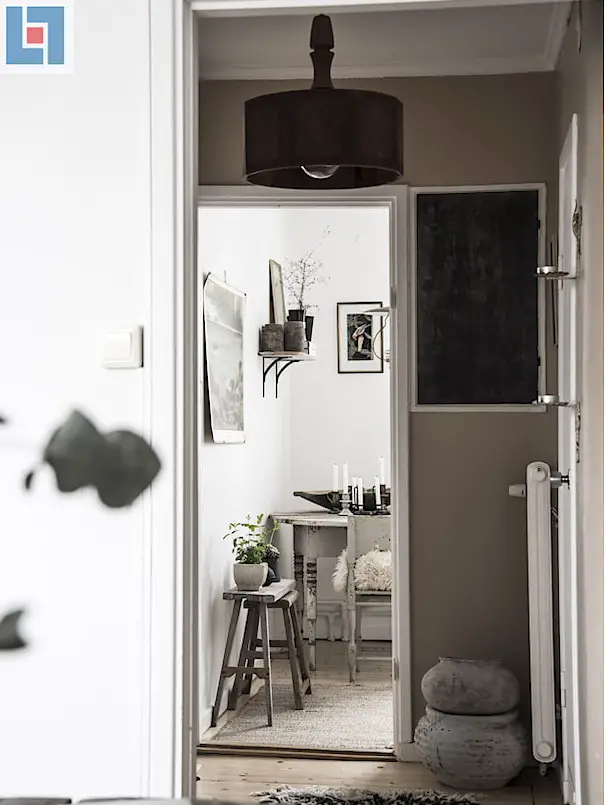 瑞典 46 平米民族风公寓的平衡魅力-7