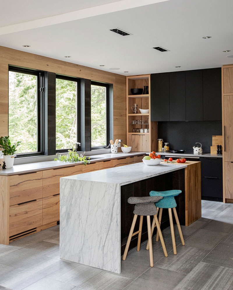 加拿大温哥华时尚山林小屋-5