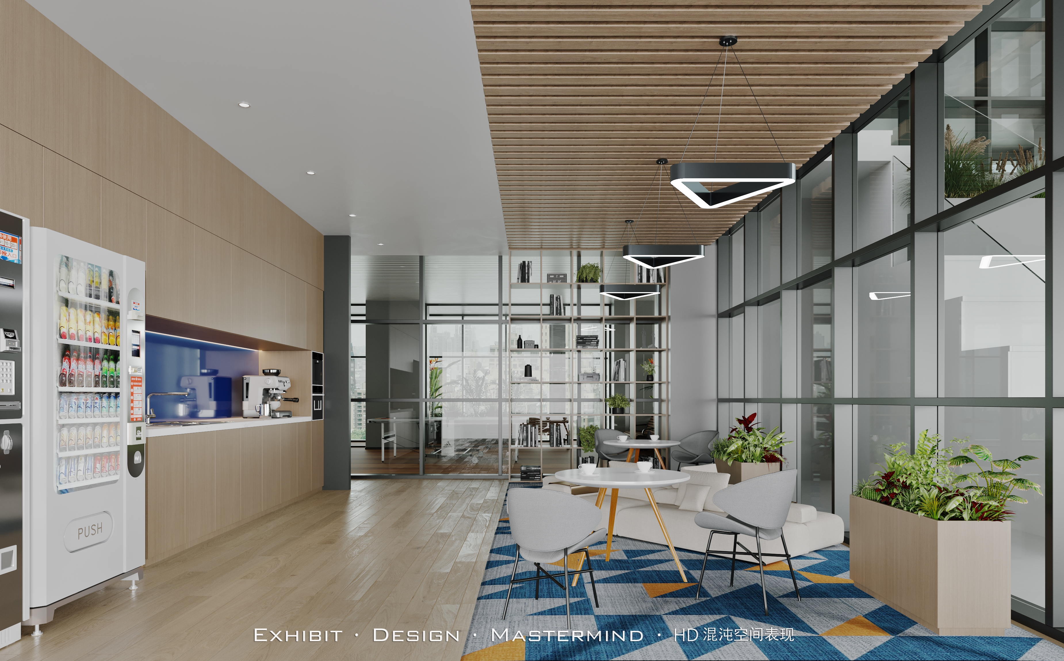 现代  工装 办公空间  X 混沌空间表现-0