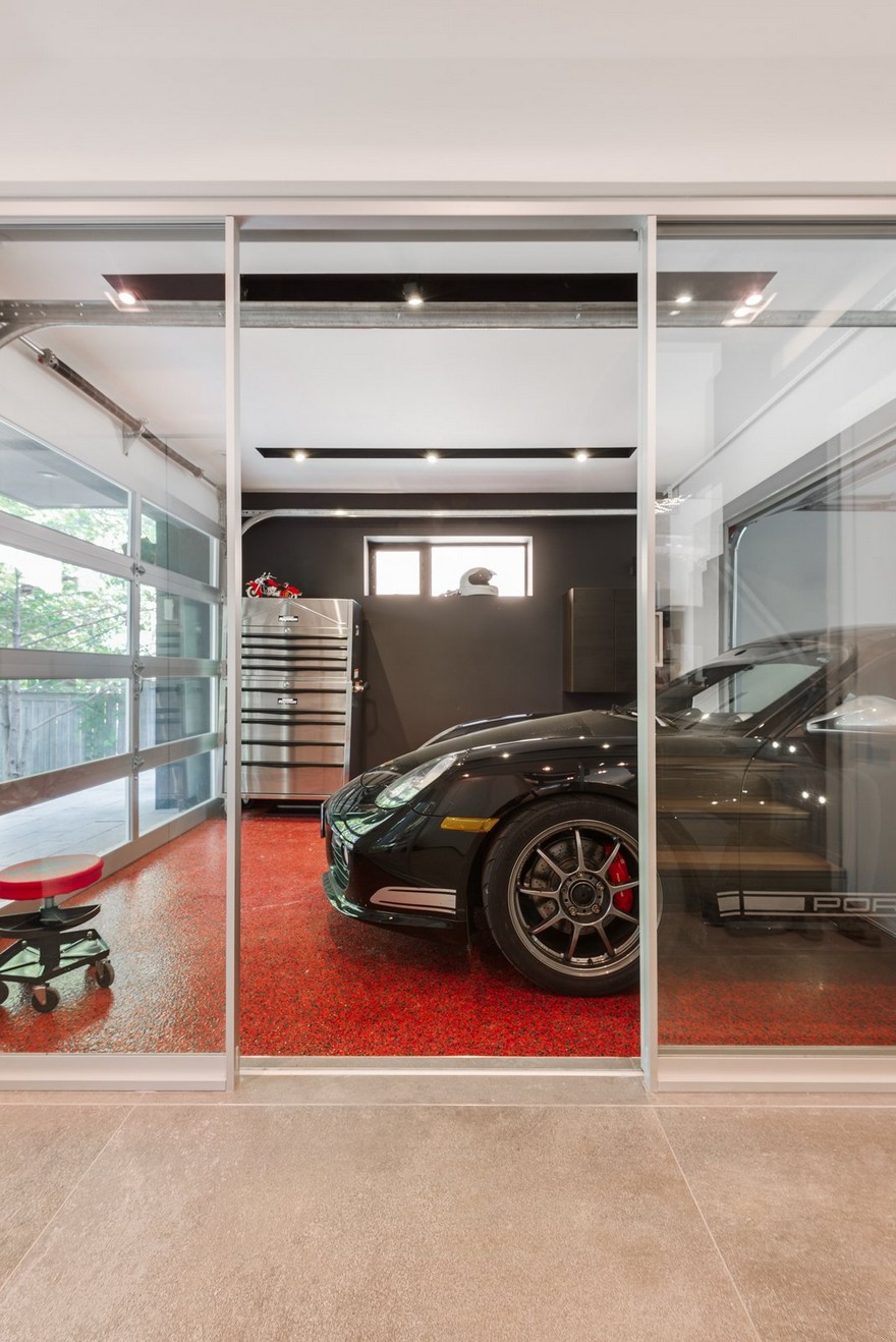 多伦多 1960 年代侧裂住宅的现代改造-4