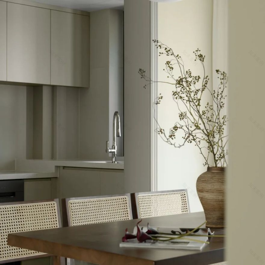 自然之居 · 奶油侘寂风格的宁静魅力丨淺尺住建-12