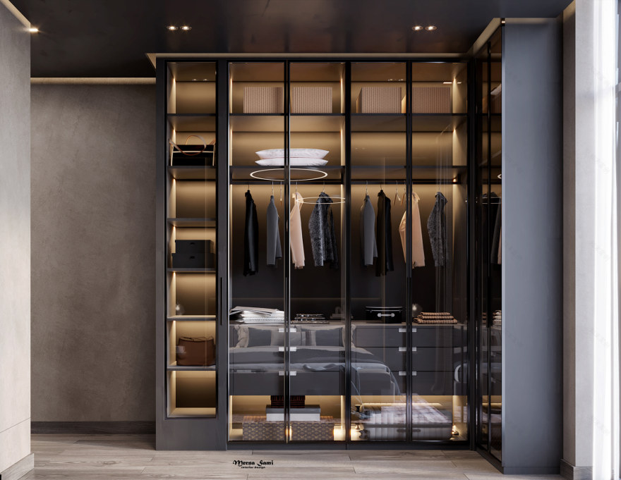 暗色调现代简约公寓丨M A S T E R-16