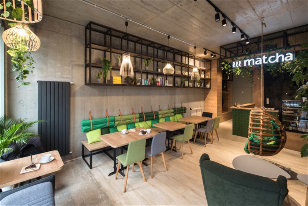 波兹南一家抹茶主题日本茶饮店  modelina™-0