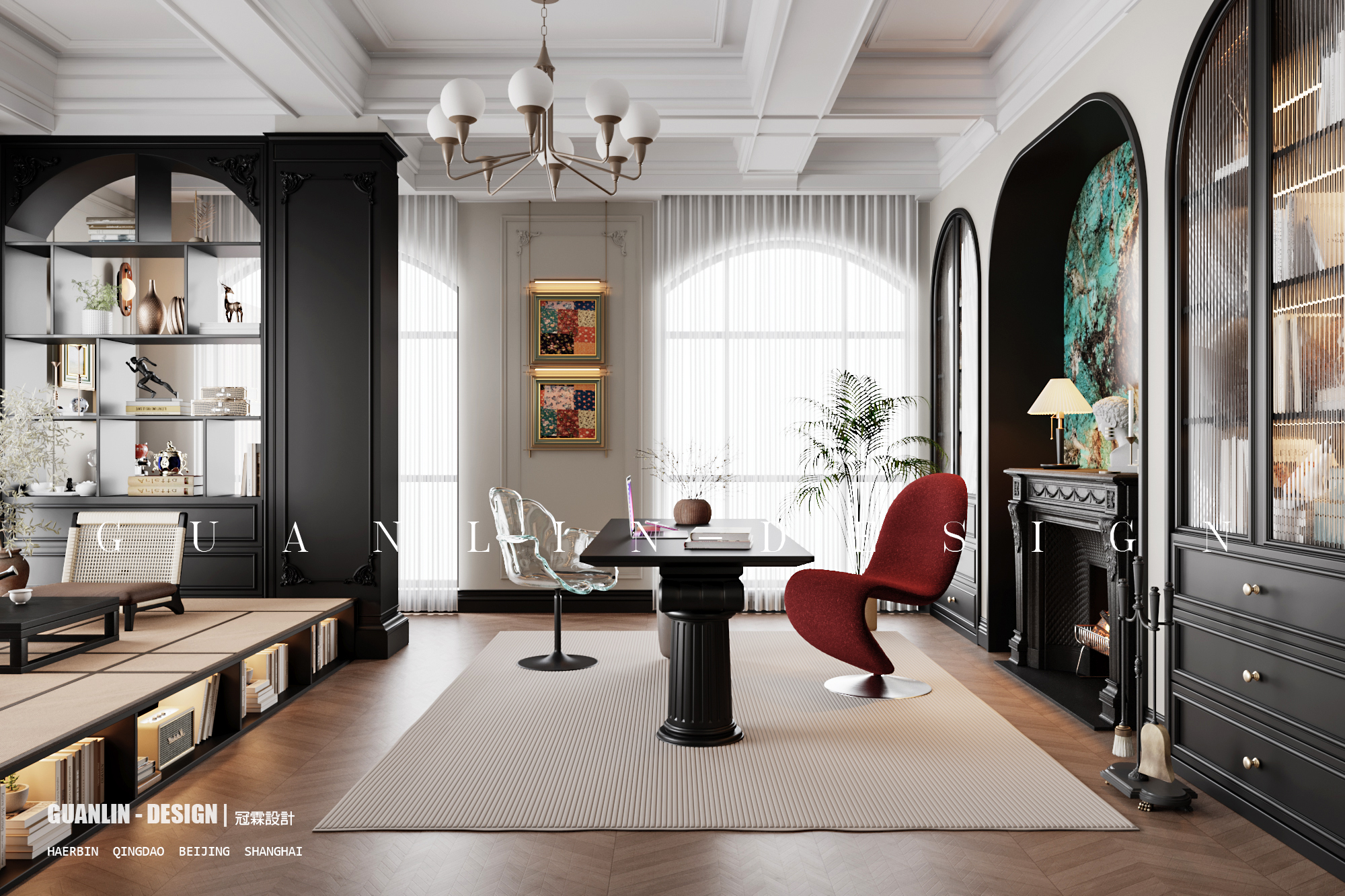 法式复古 怀旧典雅的氛围感丨中国哈尔滨丨冠霖設計-10