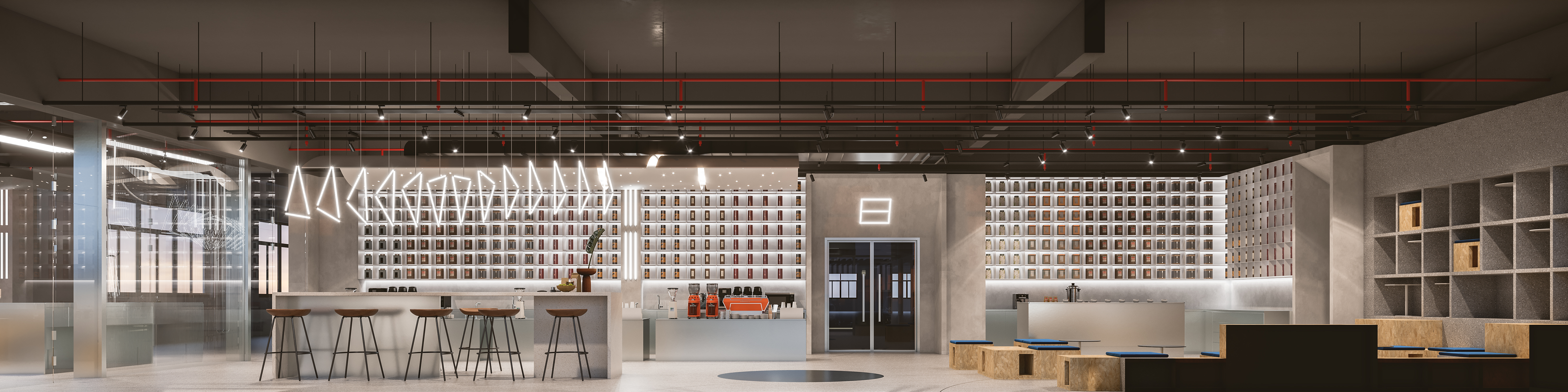 THE SIXTH ROASTERY 咖啡共享烘焙六厂丨中国上海丨迪艾设计 DA PANDA-16