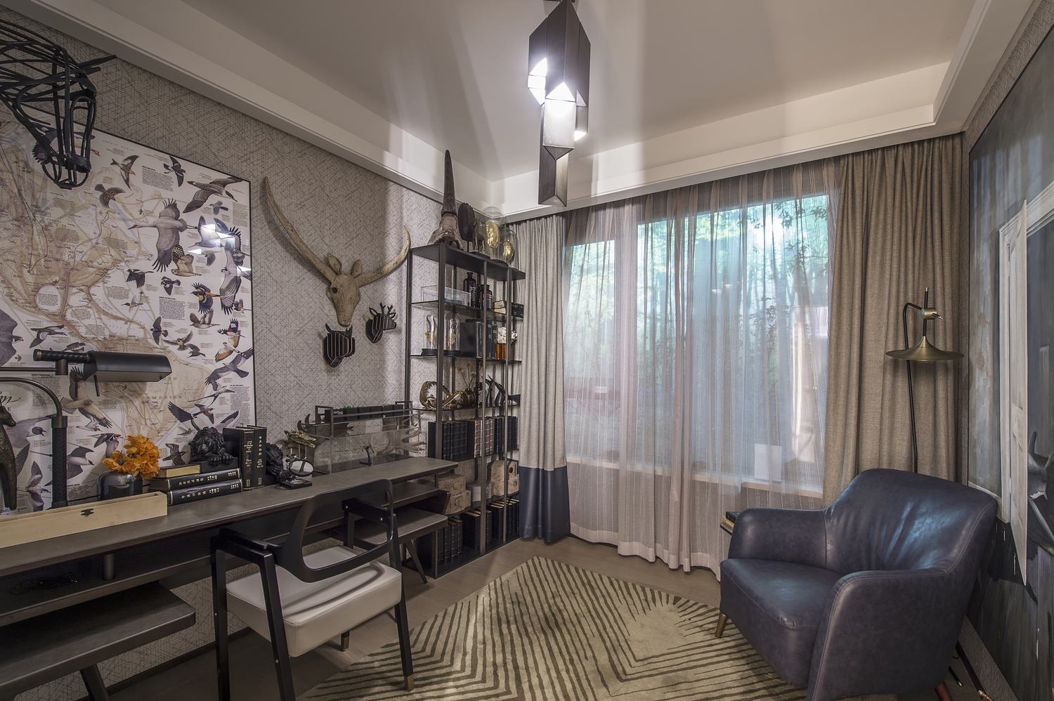 140㎡的北京万科翡翠公园140样板间——大倉设计-40