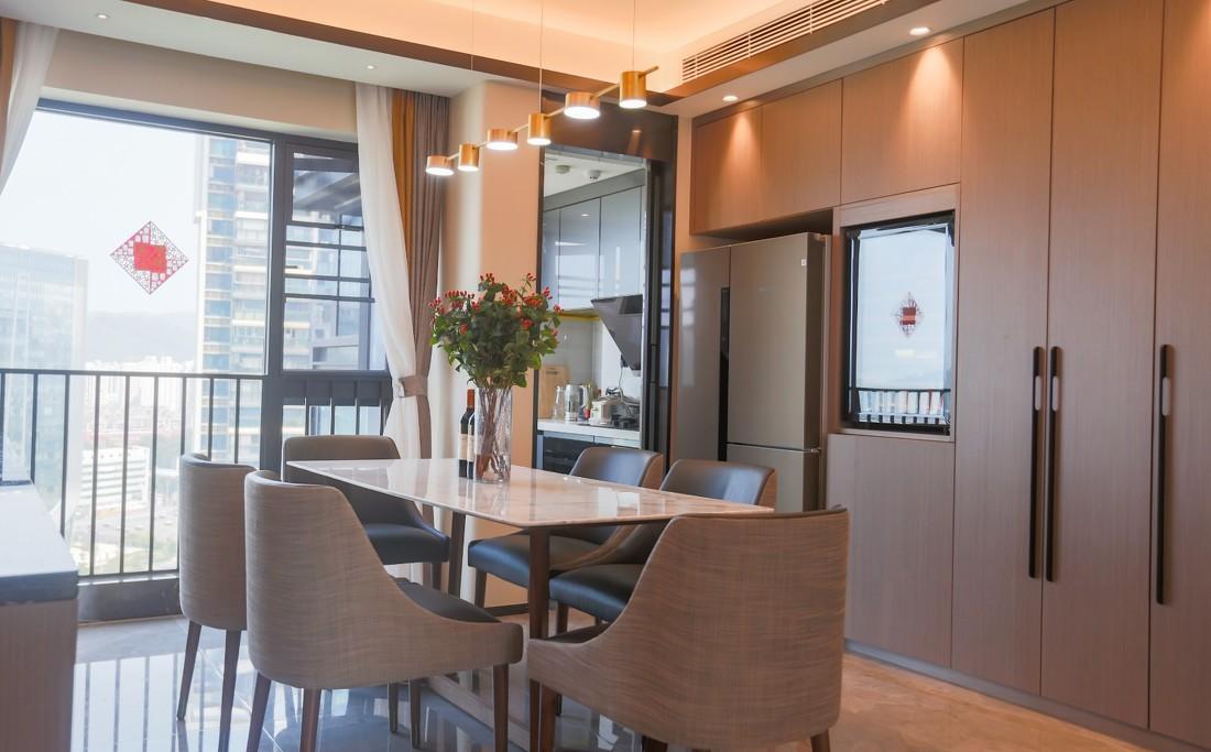 轻奢三居，心花上的舒适生活-15