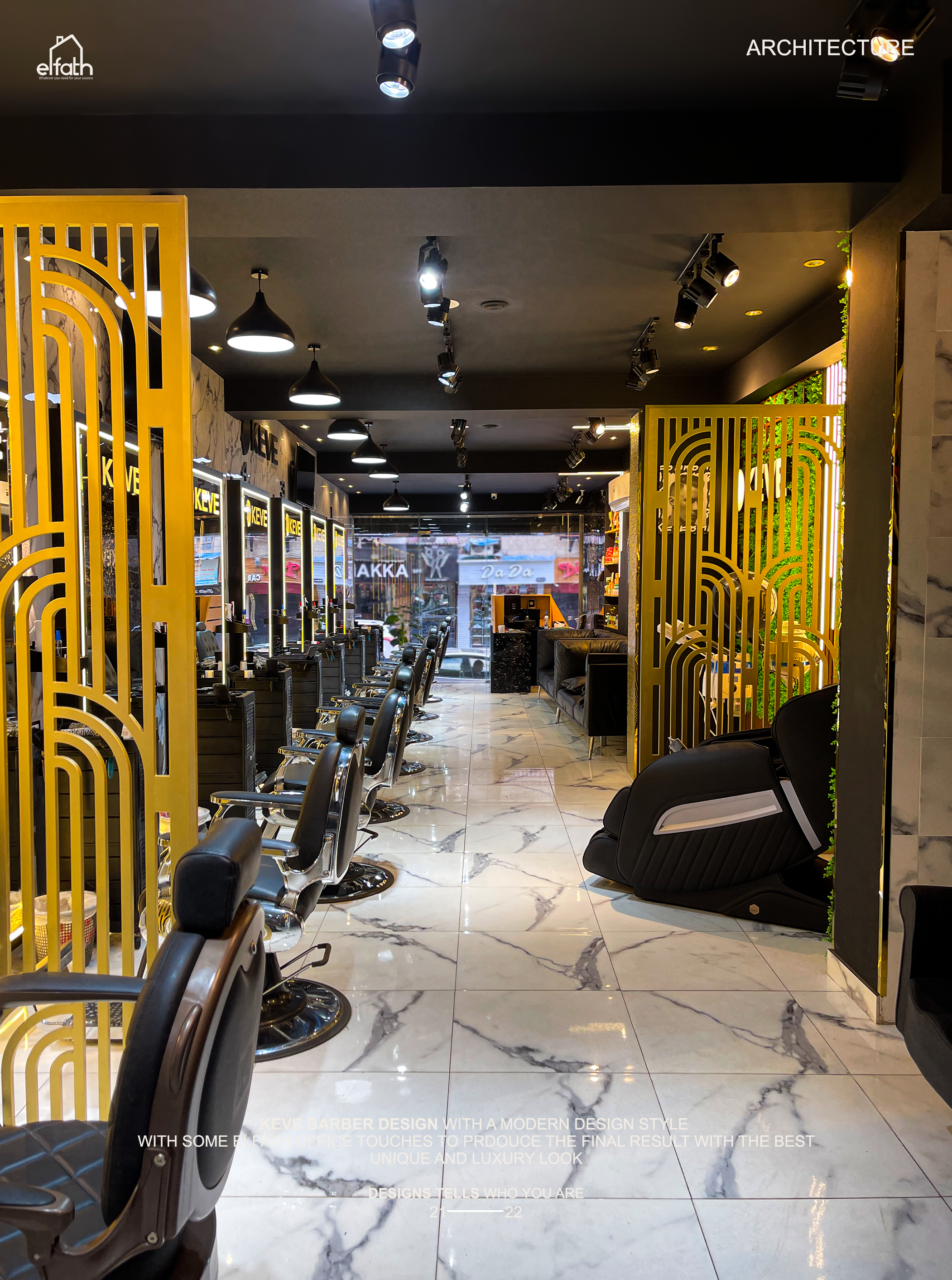 Keve barber - interior design --6