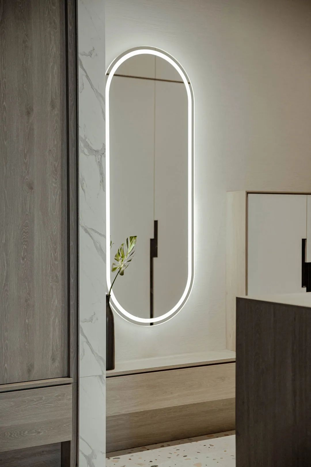 万柳怡水园 219㎡错层复式,现代简约演绎生活艺术-6