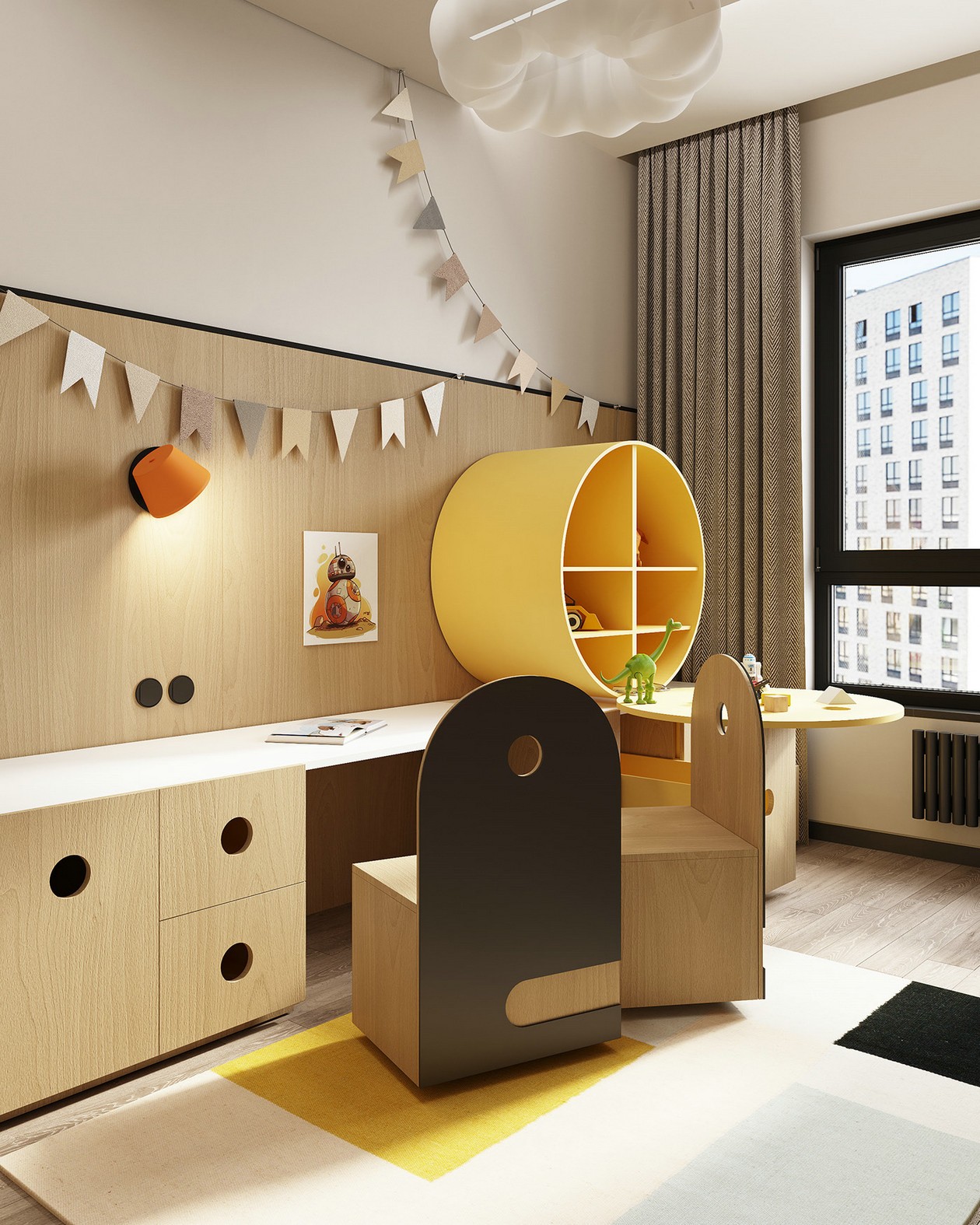 93㎡ 优雅、耐看、灰色系公寓-15