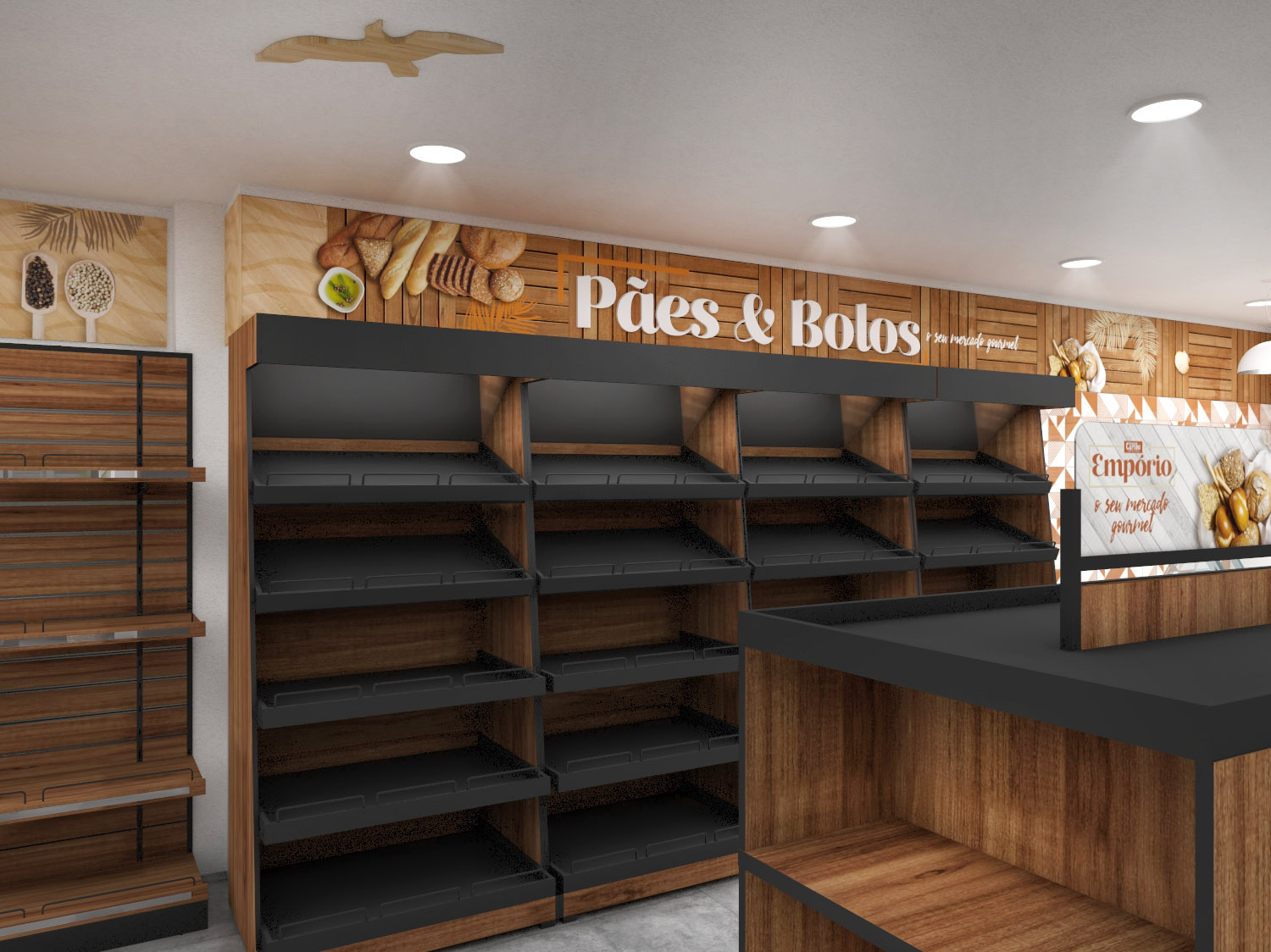 Carlão Supermarket Signage /Comunicação Visual-6