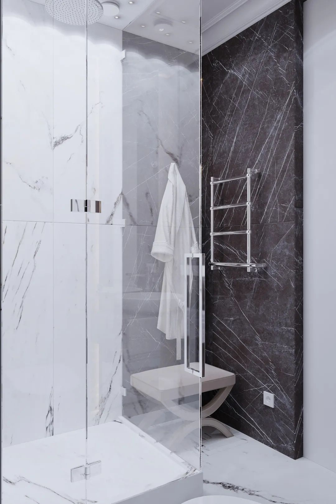 俄罗斯莫斯科 192·4㎡私人豪宅设计丨Julia Design-59