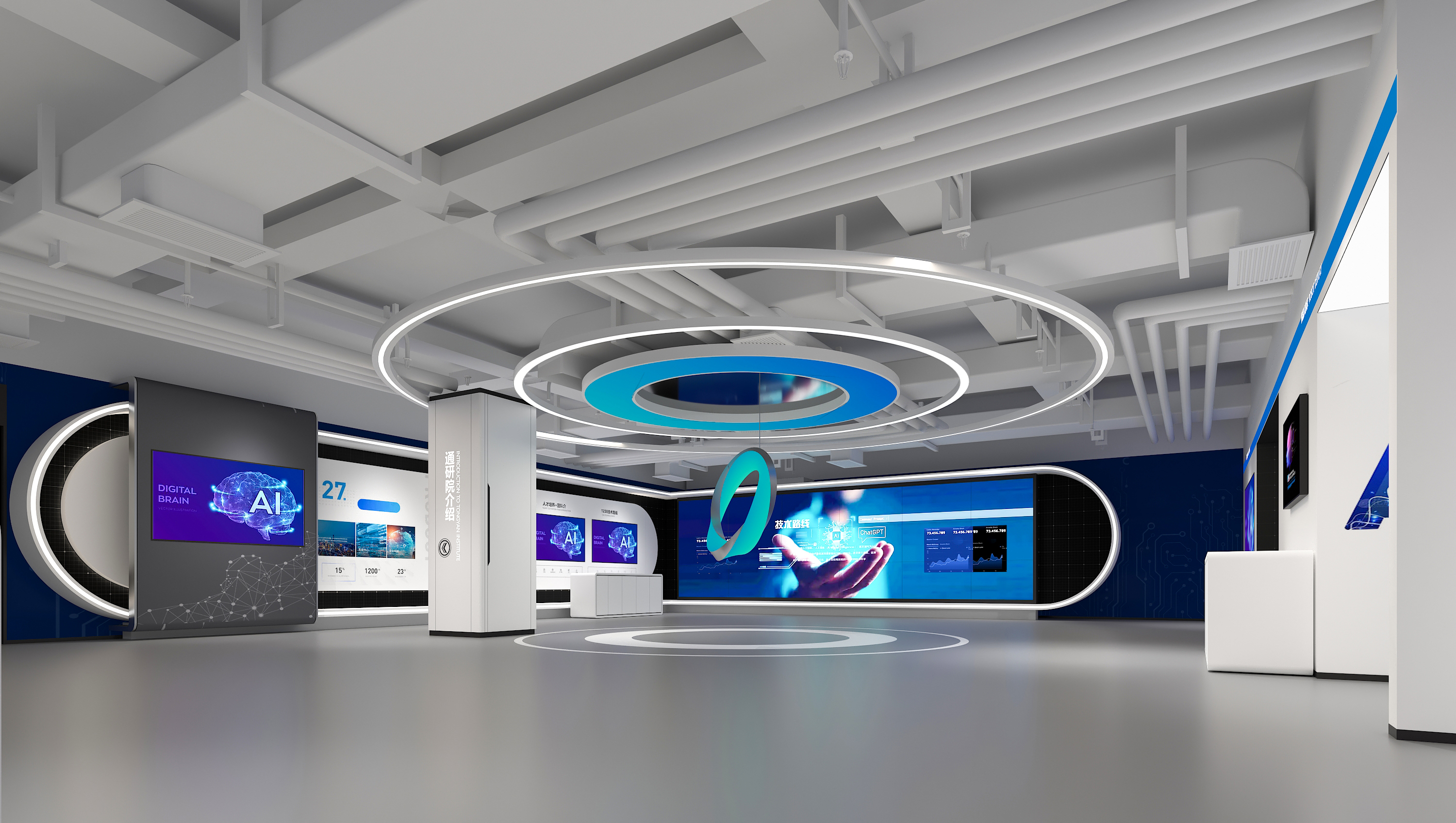 一个小空间展厅的创意设计和落地深化-0