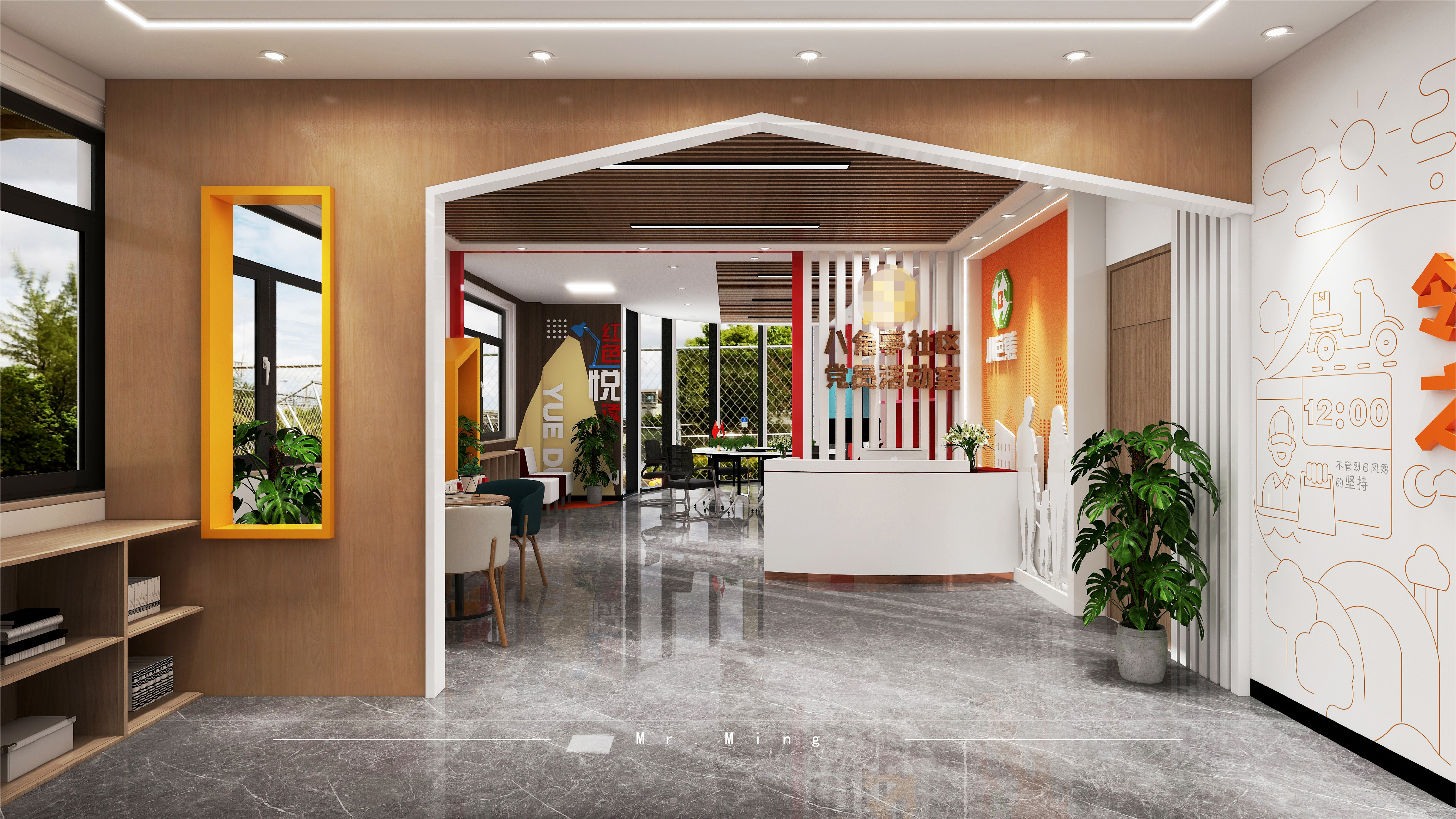 通州区金新街道八角亭社区党员活动室-4