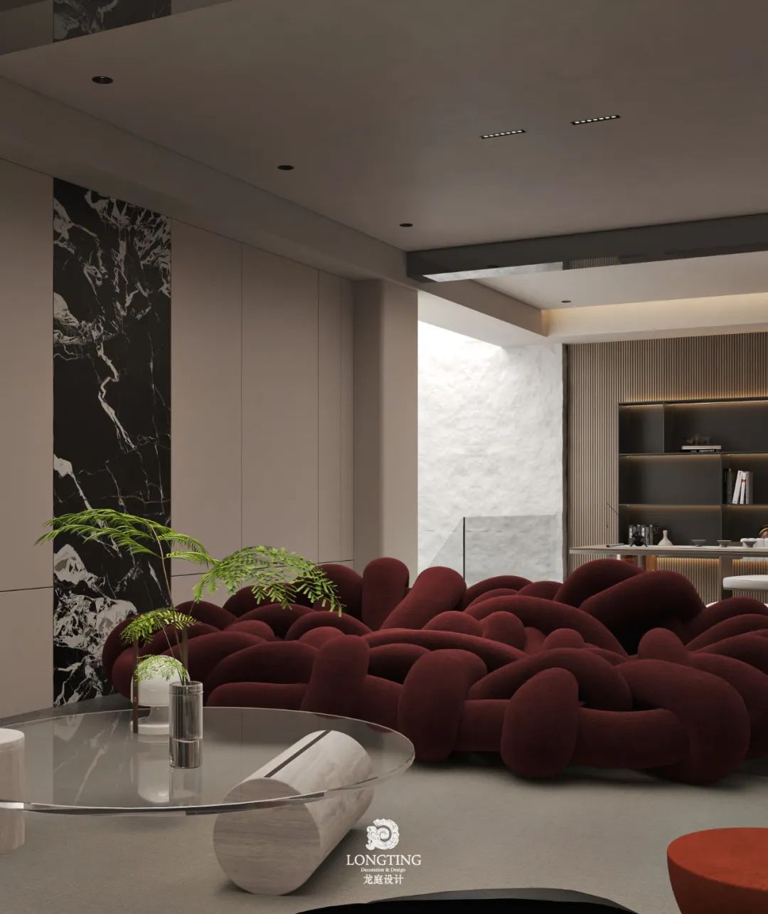 汀泽湾自然优雅家居空间设计丨龙庭设计-27