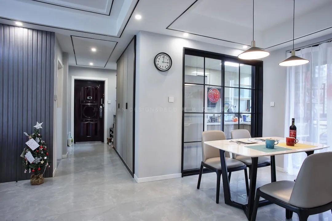 境远装饰 | 110㎡轻奢++ 北欧风混搭设计,演绎优雅变奏曲-37