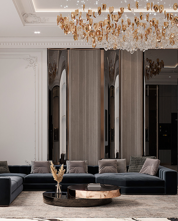 豪华客厅丨Mohammed Yossef-18