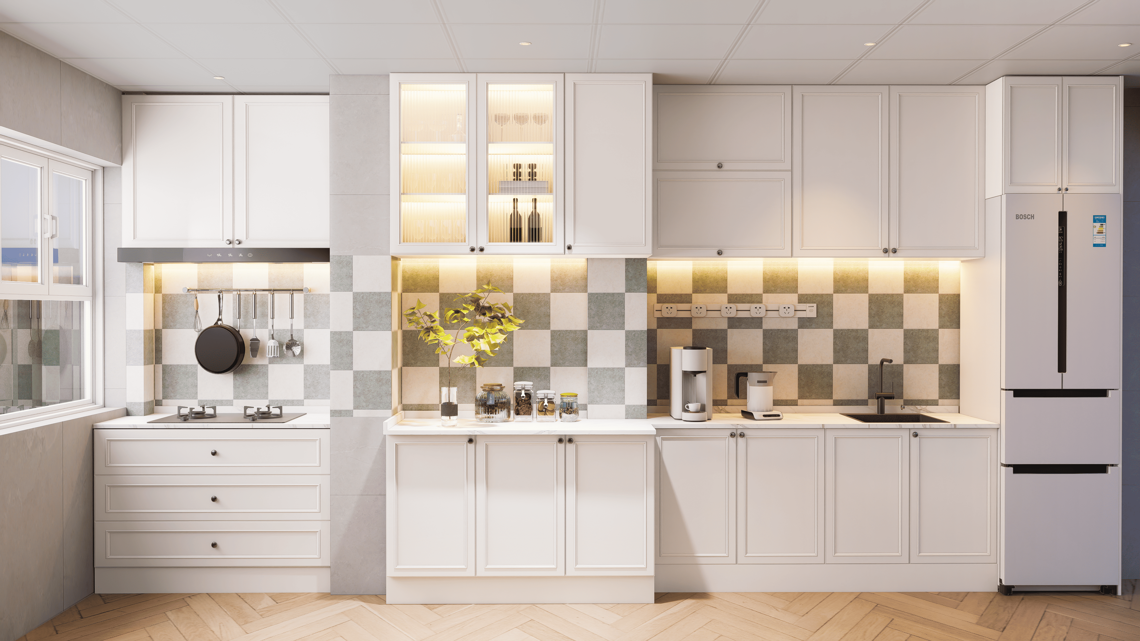 135㎡轻法式室内设计-11