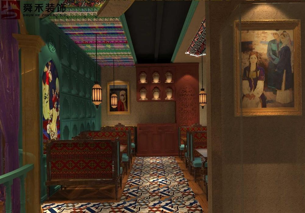 济南舜禾装修公司 | 打造异国风味餐厅设计空间-4