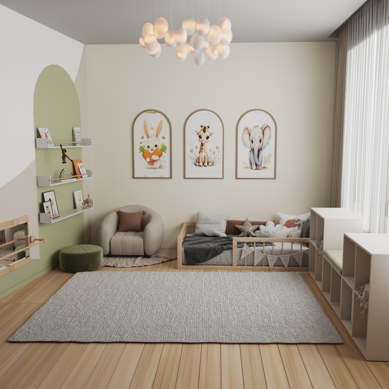 kids bedroom interior design/MontessoriDesign-0